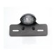 Feu arrière avec support de plaque V PARTS Noir Oval universel