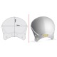 Bulle Race Cafe universelle en aluminium anodisé gris, pour roadster “naked”