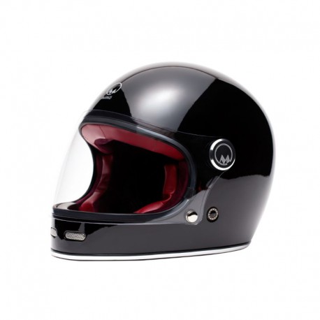 CASQUE MOTO INTEGRAL MÂRKÖ FULL MOON NOIR / ROUGE