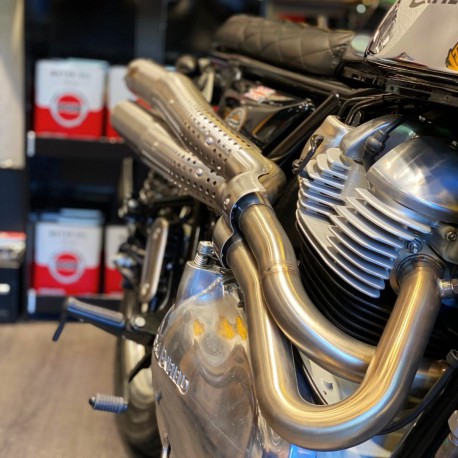 Ligne Zard haute Inox Racing Royal Enfield Interceptor & GT 650