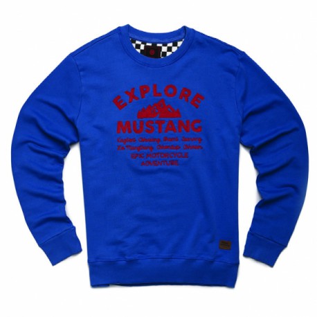 Sweat Mustang Bleu Royal Enfield