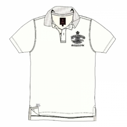 Polo DBO blanc Royal Enfield